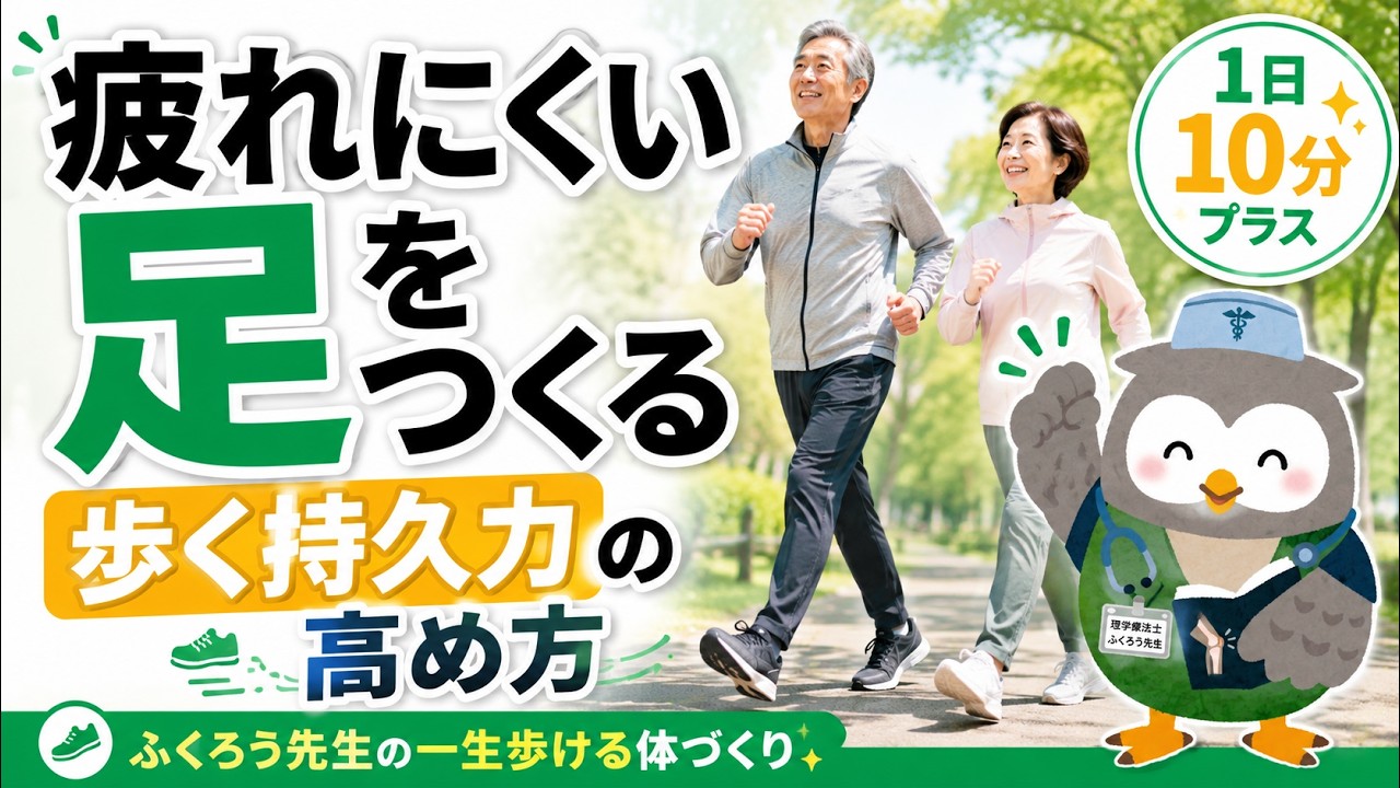 疲れにくい足をつくる 歩く持久力を高める3つの運動 理学療法士が解説