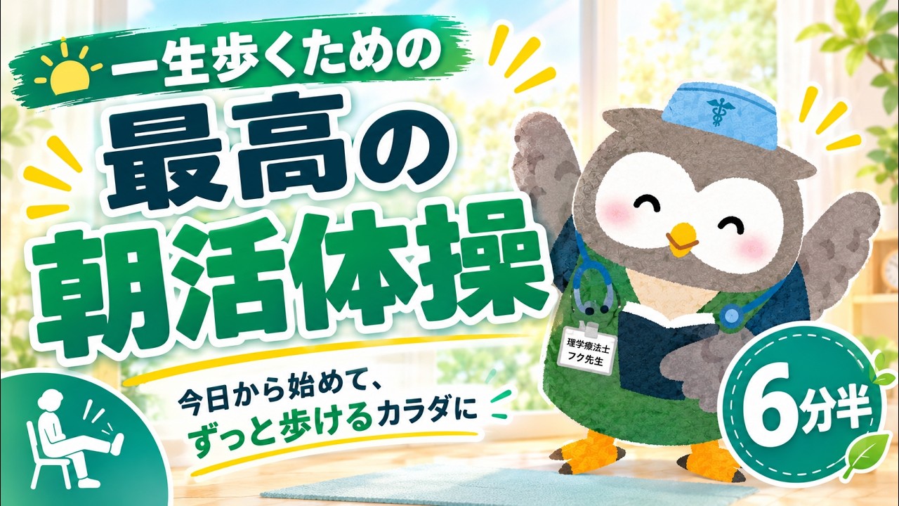 一生歩くための最高の朝活体操